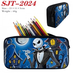 The Nightmare Before Christmas Anime nylon student pencil case 23x11x5cm 