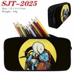 The Nightmare Before Christmas Anime nylon student pencil case 23x11x5cm 