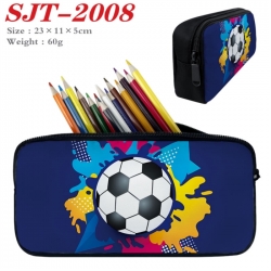 Football Anime nylon student pencil case 23x11x5cm 