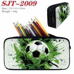 Football Anime nylon student pencil case 23x11x5cm 