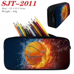 Football Anime nylon student pencil case 23x11x5cm 