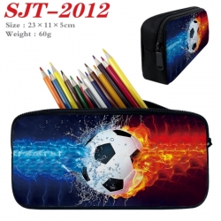 Football Anime nylon student pencil case 23x11x5cm 