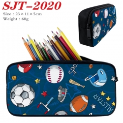 Football Anime nylon student pencil case 23x11x5cm 