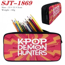 K-Pop:Demon Hunters Anime nylon student pencil case 23x11x5cm 