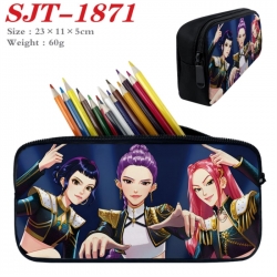 K-Pop:Demon Hunters Anime nylon student pencil case 23x11x5cm 