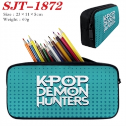 K-Pop:Demon Hunters Anime nylon student pencil case 23x11x5cm 