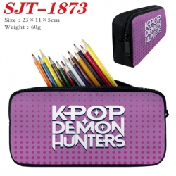 K-Pop:Demon Hunters Anime nylon student pencil case 23x11x5cm 
