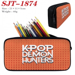 K-Pop:Demon Hunters Anime nylon student pencil case 23x11x5cm 