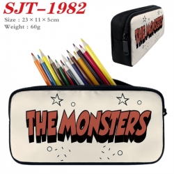 Labubu Anime nylon student pencil case 23x11x5cm 
