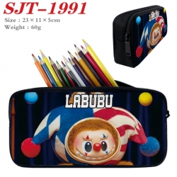 Labubu Anime nylon student pencil case 23x11x5cm 