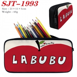 Labubu Anime nylon student pencil case 23x11x5cm 