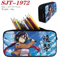 Shingeki no Kyojin Anime nylon student pencil case 23x11x5cm 