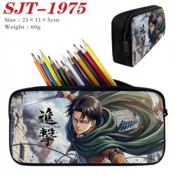 Shingeki no Kyojin Anime nylon student pencil case 23x11x5cm 