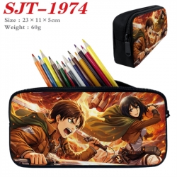 Shingeki no Kyojin Anime nylon student pencil case 23x11x5cm 