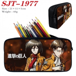 Shingeki no Kyojin Anime nylon student pencil case 23x11x5cm 