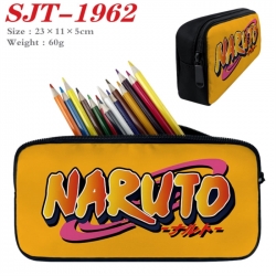 Naruto Anime nylon student pencil case 23x11x5cm 