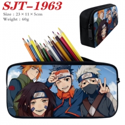 Naruto Anime nylon student pencil case 23x11x5cm 