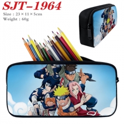 Naruto Anime nylon student pencil case 23x11x5cm 