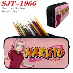 Naruto Anime nylon student pencil case 23x11x5cm 