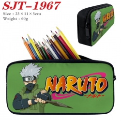 Naruto Anime nylon student pencil case 23x11x5cm 