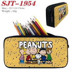 snoopy Anime nylon student pencil case 23x11x5cm 