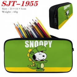 snoopy Anime nylon student pencil case 23x11x5cm 