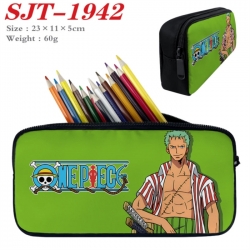 One Piece Anime nylon student pencil case 23x11x5cm 