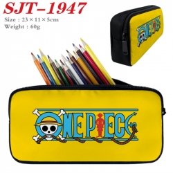 One Piece Anime nylon student pencil case 23x11x5cm 