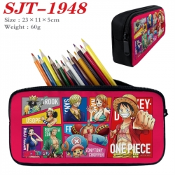 One Piece Anime nylon student pencil case 23x11x5cm 