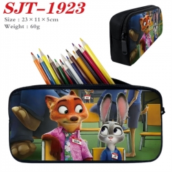Zootopia Anime nylon student pencil case 23x11x5cm 
