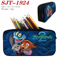 Zootopia Anime nylon student pencil case 23x11x5cm 