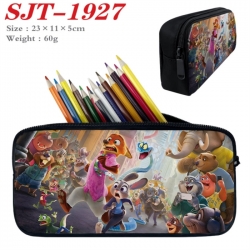 Zootopia Anime nylon student pencil case 23x11x5cm 