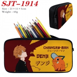 Chainsaw Man Anime nylon student pencil case 23x11x5cm 