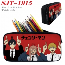 Chainsaw Man Anime nylon student pencil case 23x11x5cm 