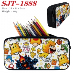 Super Mario Anime nylon student pencil case 23x11x5cm 