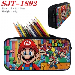 Super Mario Anime nylon student pencil case 23x11x5cm 