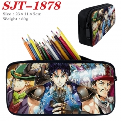 JoJos Bizarre Adventure Anime nylon student pencil case 23x11x5cm 