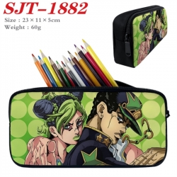 JoJos Bizarre Adventure Anime nylon student pencil case 23x11x5cm 