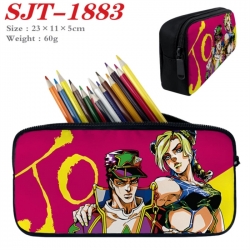 JoJos Bizarre Adventure Anime nylon student pencil case 23x11x5cm 