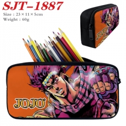 JoJos Bizarre Adventure Anime nylon student pencil case 23x11x5cm 