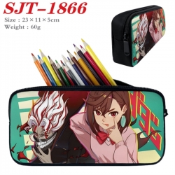 DANDADAN Anime nylon student pencil case 23x11x5cm