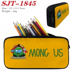 Among Us Anime nylon student pencil case 23x11x5cm 