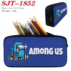 Among Us Anime nylon student pencil case 23x11x5cm 