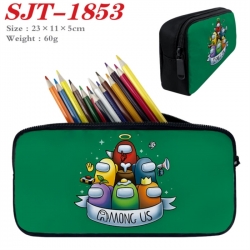 Among Us Anime nylon student pencil case 23x11x5cm 