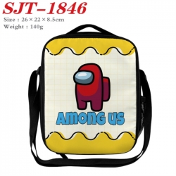 Among Us Anime Lunch Bag Crossbody Bag 26x22x8.5cm 