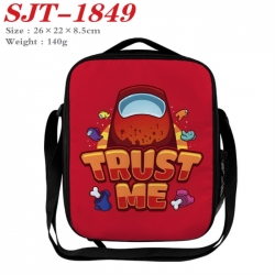 Among Us Anime Lunch Bag Crossbody Bag 26x22x8.5cm 
