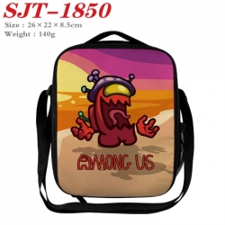 Among Us Anime Lunch Bag Crossbody Bag 26x22x8.5cm 