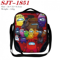 Among Us Anime Lunch Bag Crossbody Bag 26x22x8.5cm 