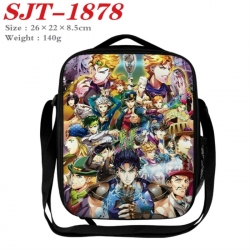 JoJos Bizarre Adventure Anime Lunch Bag Crossbody Bag 26x22x8.5cm 