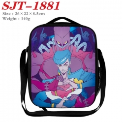 JoJos Bizarre Adventure Anime Lunch Bag Crossbody Bag 26x22x8.5cm 